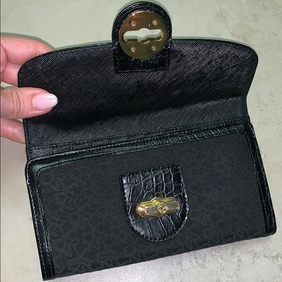 DKNY Donna Karen newyork black wallet - Picture 3 of 5